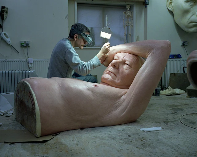 Ron Mueck’s Studio, January 2013. Photo by Gautier Deblonde.