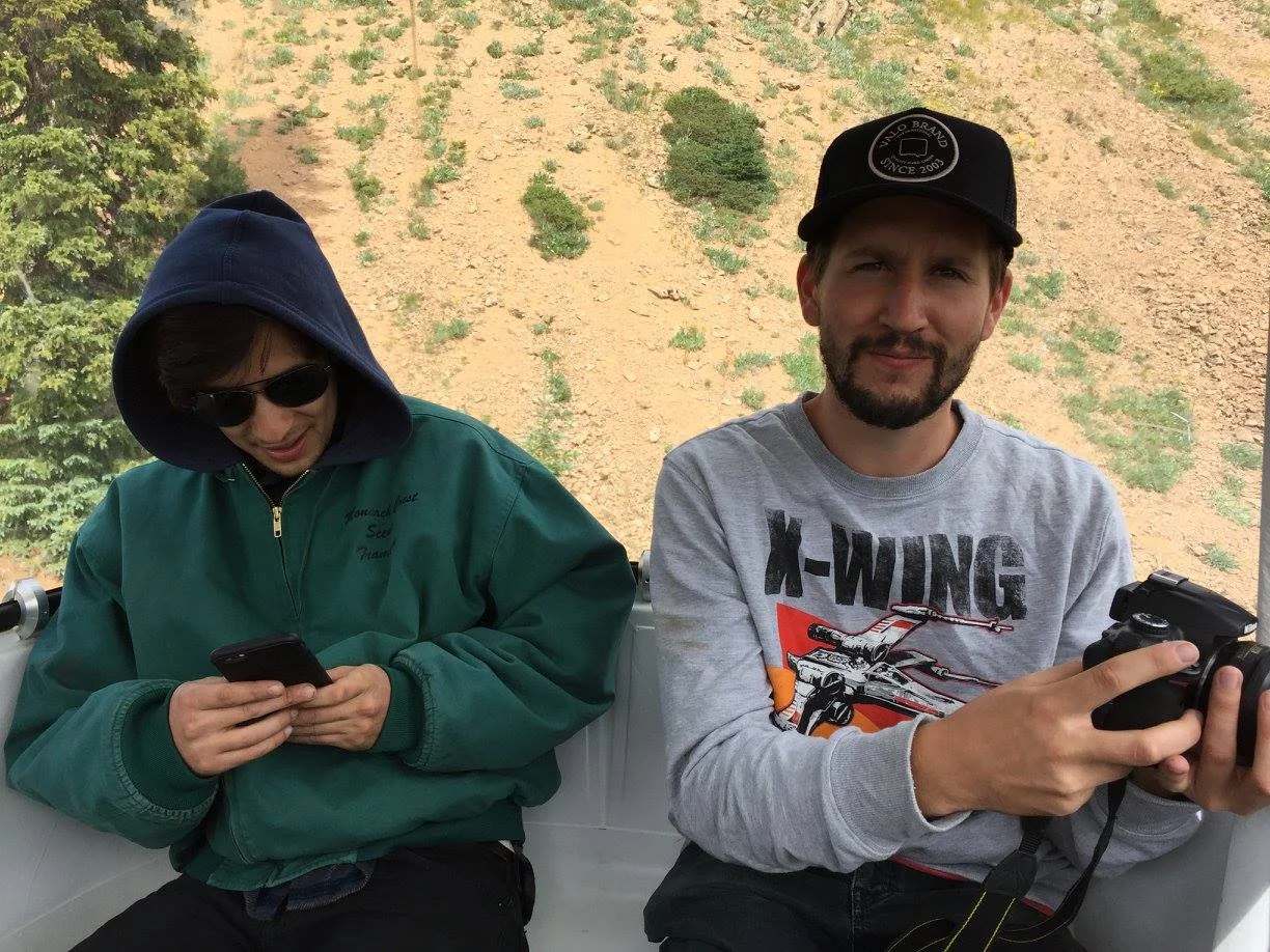 Ryan looking at hentai probably and Richard's disapproval (or approval?)