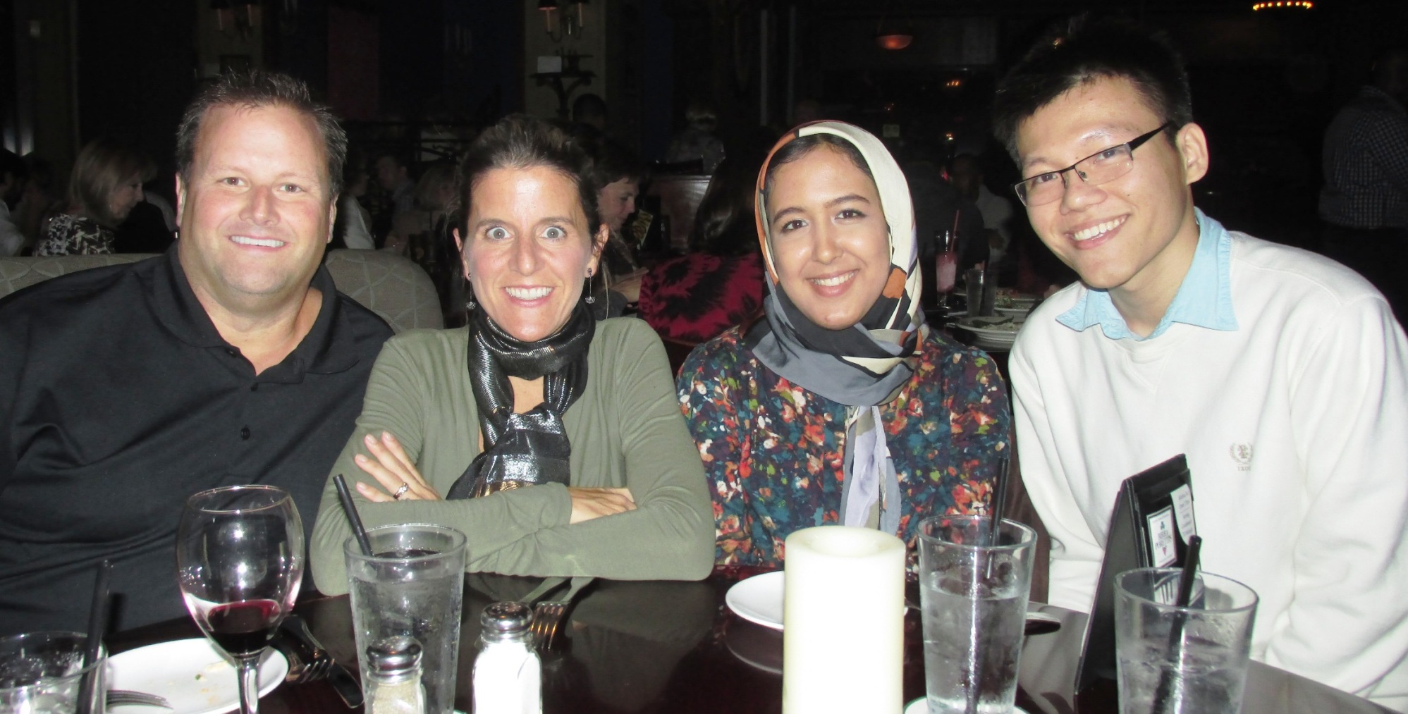 Dinner with U of H Endowment FY2015 Scholarship Winners - Nov 20 2014