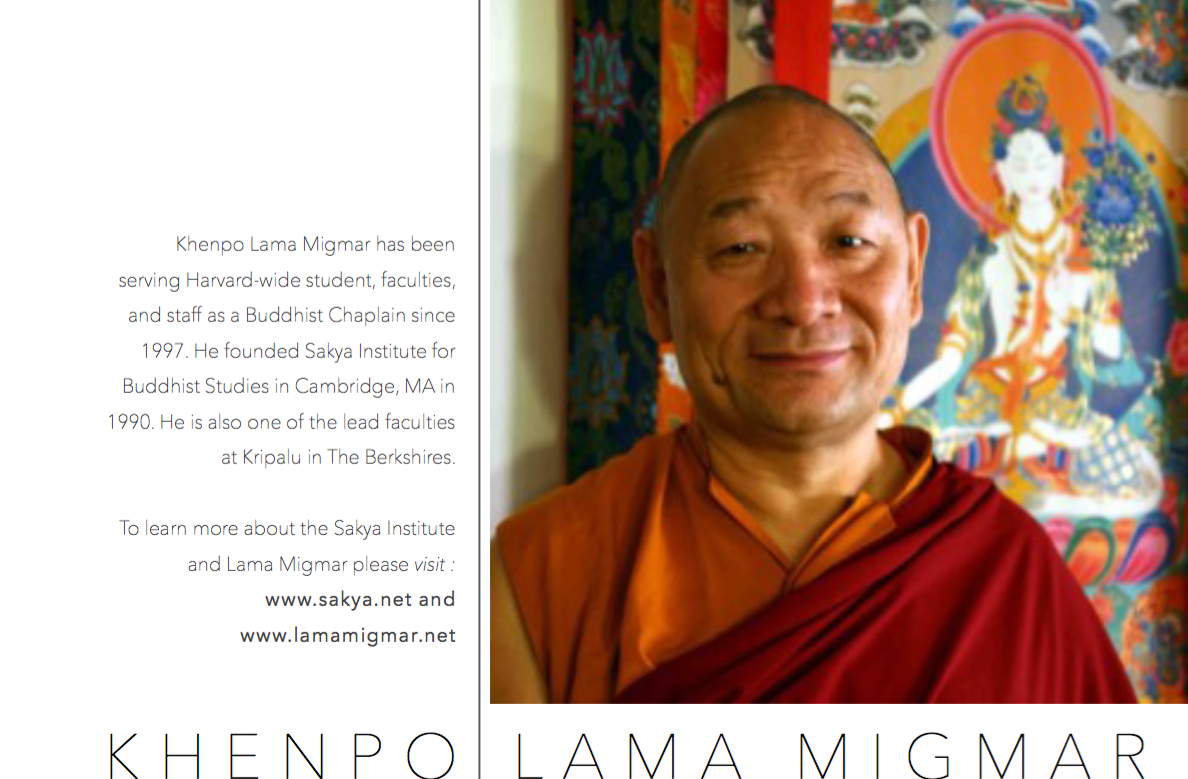 Lama Migmar at Solstice Power Yoga this Saturday, December 2nd