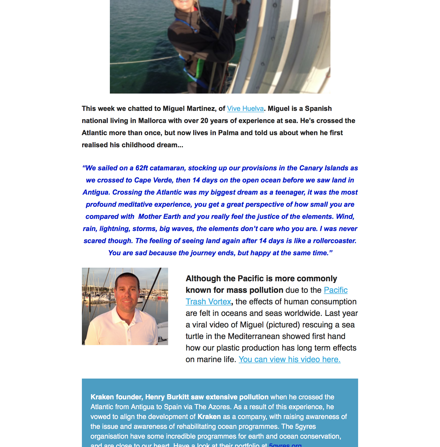 Protecting our oceans