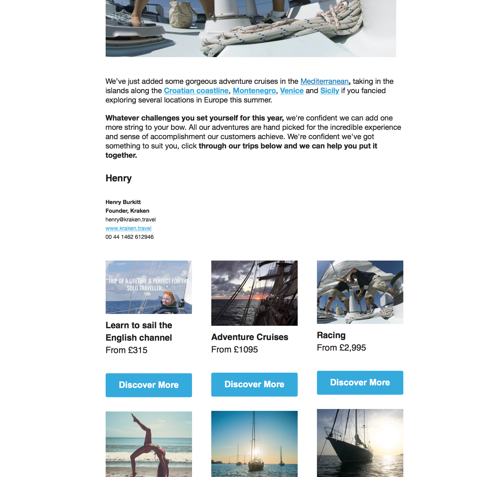Sailing and achieving your goals March 2017