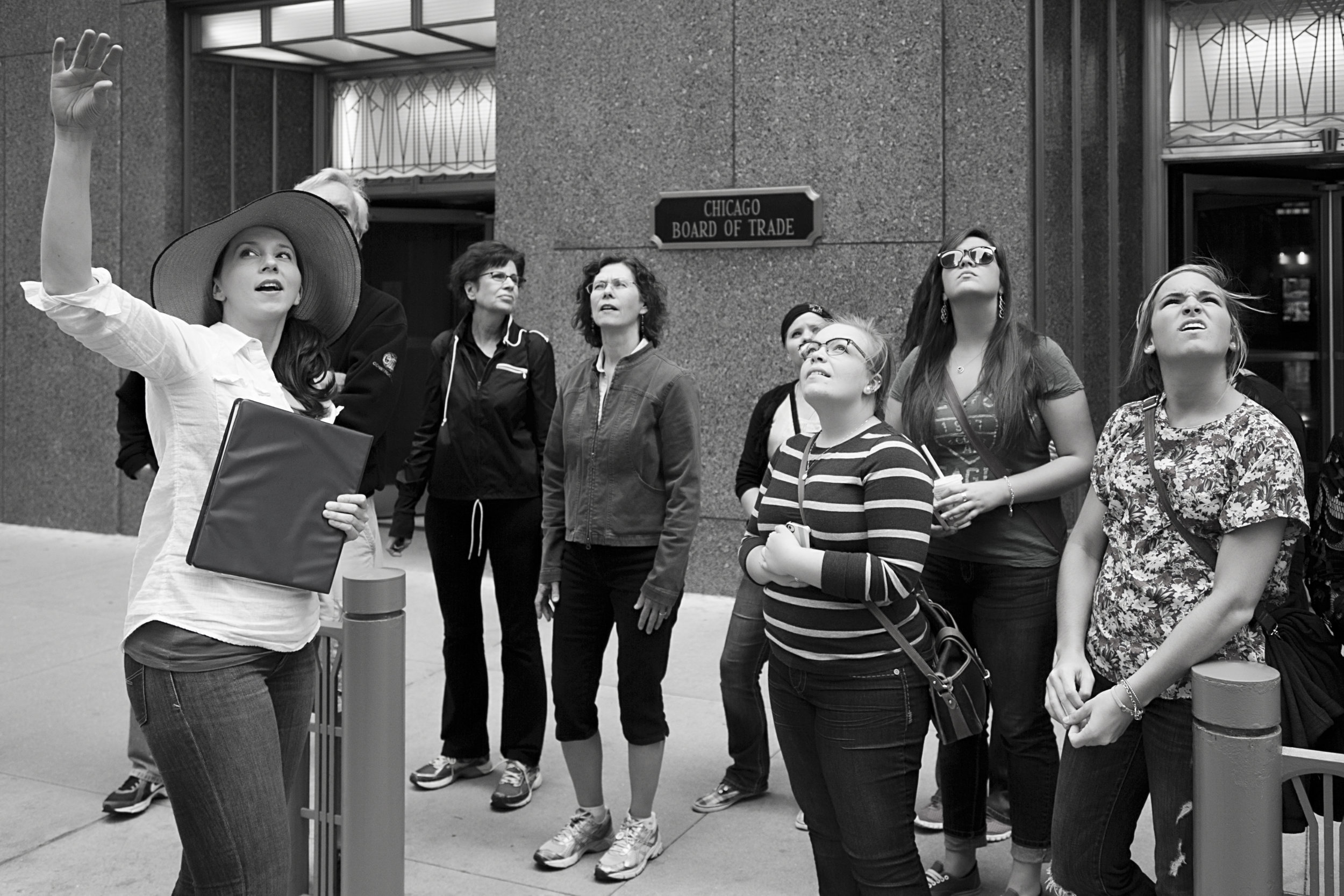 Public tour group