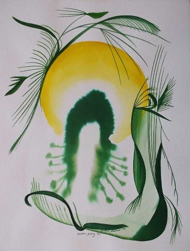 Untitled, 1975, Watercolor, 15"x11"