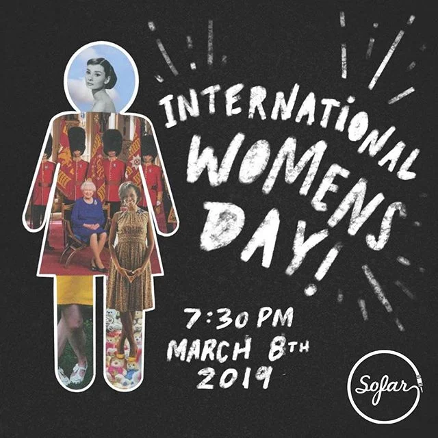Tomorrow is #internationalwomensday and @sofar_gso is having a special show to praise the #fempire. I collaborated with the talented #handlettering artist @marley.makes.things to create a #sofarposter for this special show! .
.
Been getting into some