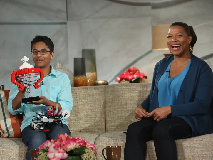 Shubham Banerjee on Queen Latifah ShowAt Queen Latifah Show