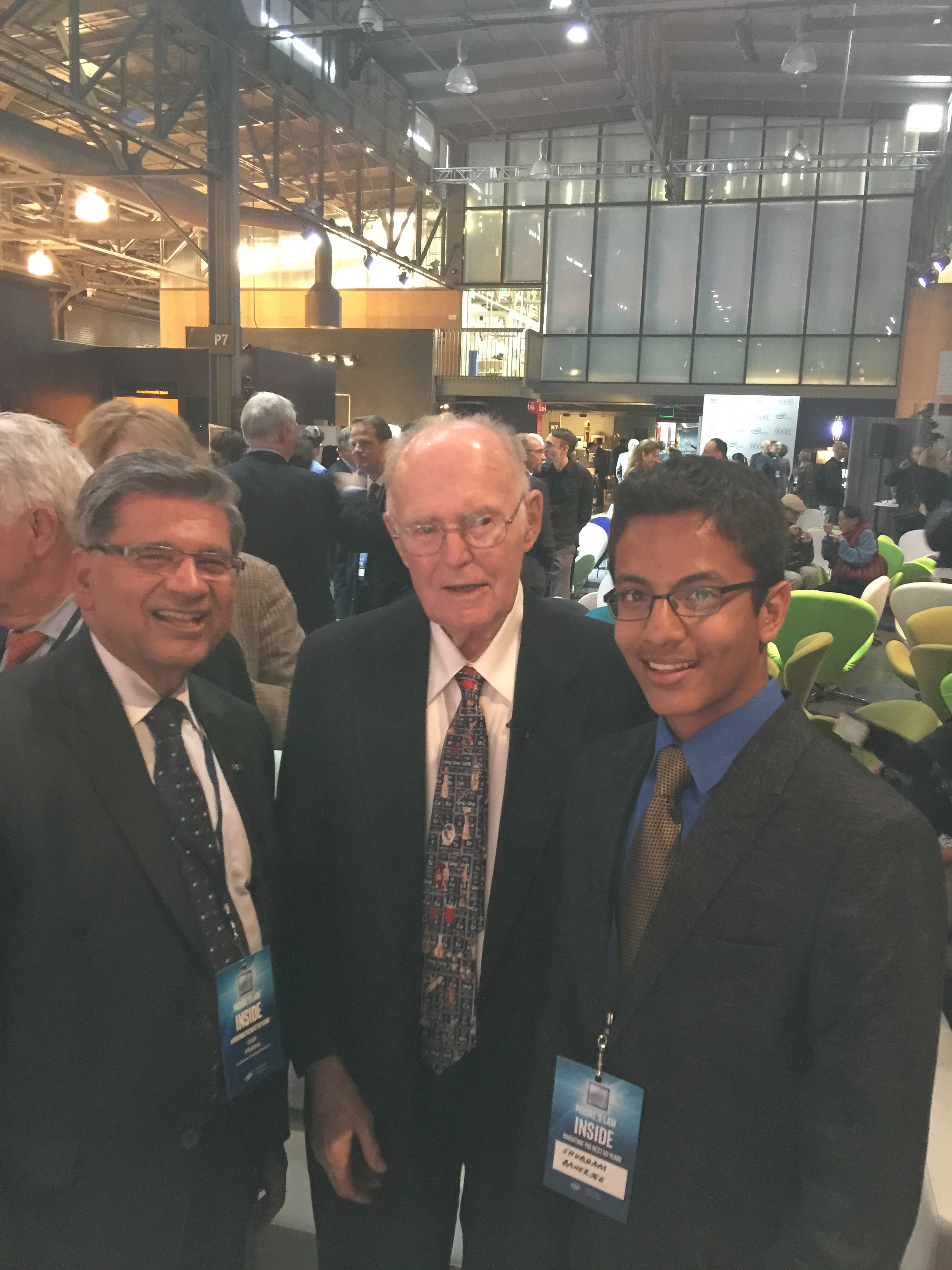 Shubham Banerjee with Gordon Moore - May 11, 2015