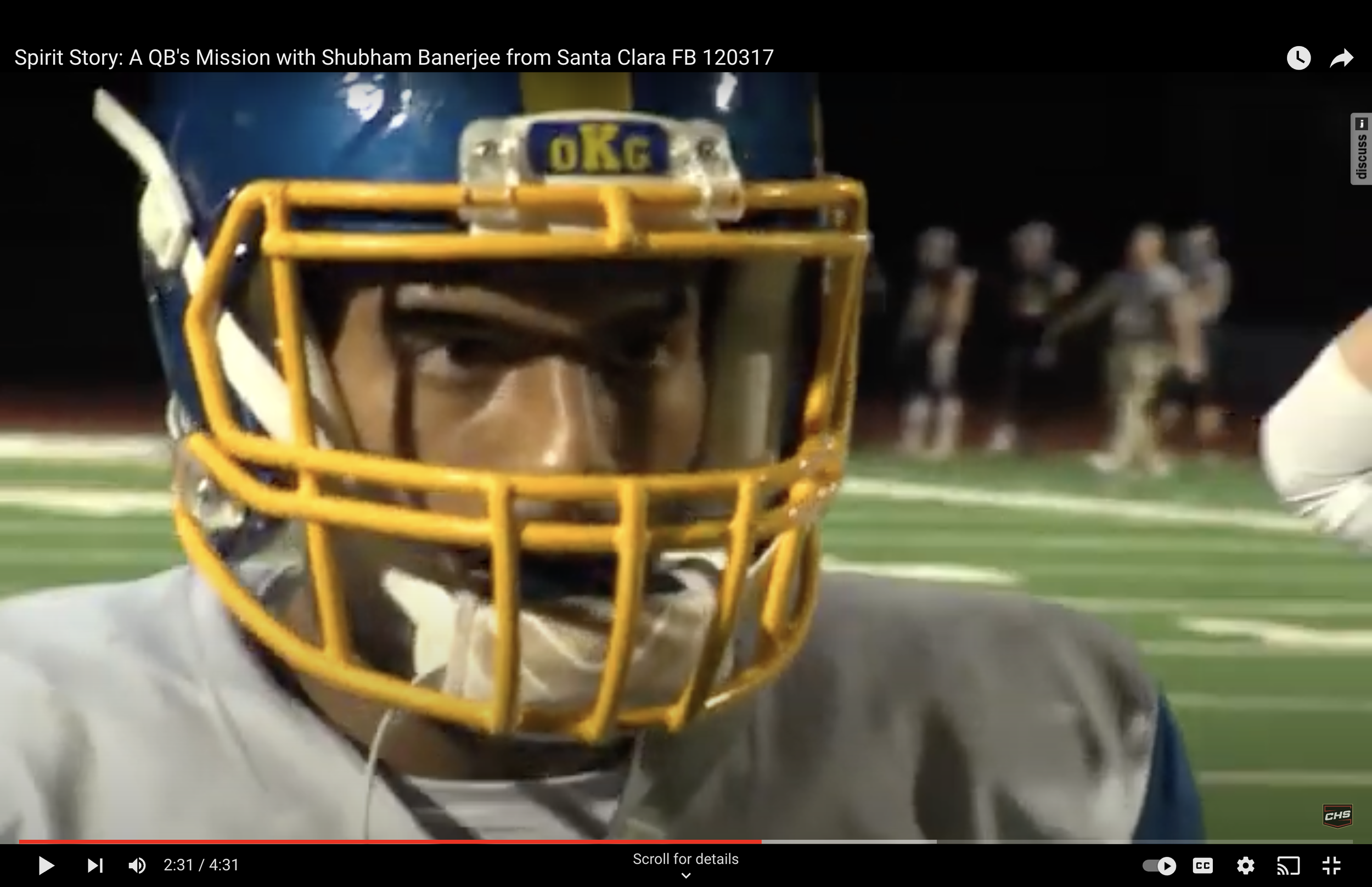 A QB's Mission Cal-Hi Sports feature
