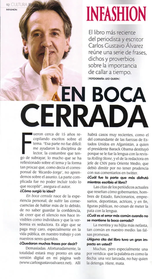 Revista Infashion, Edición No. 50 - agosto de 2010, Página 92