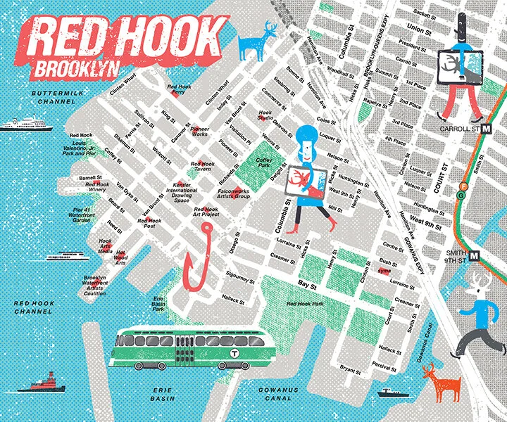 Ian Phillips Redhook Map 