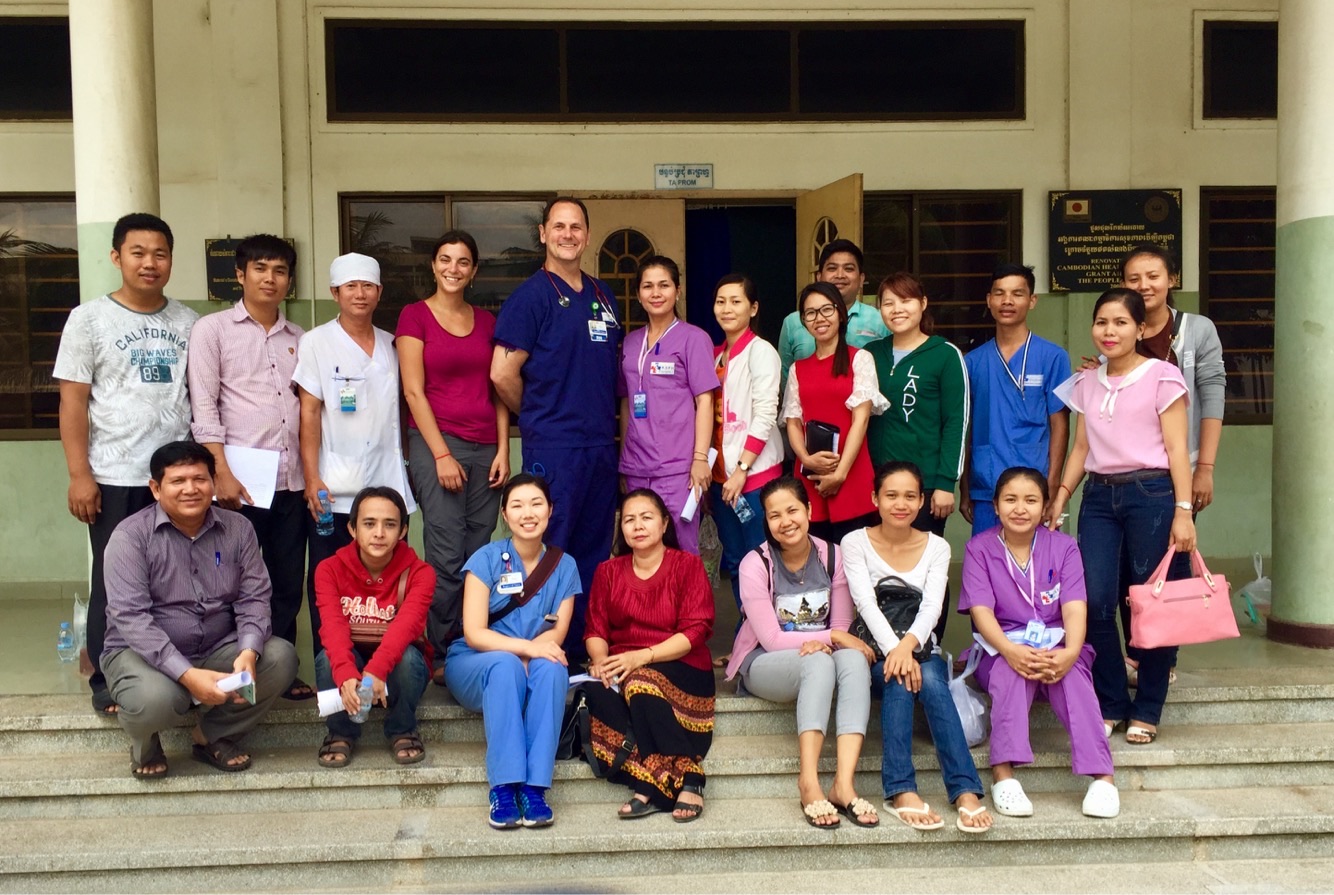 Our Local Nurse Champions from KSFH with me, Sumi, and Cora after our Sepsis simulation training. 