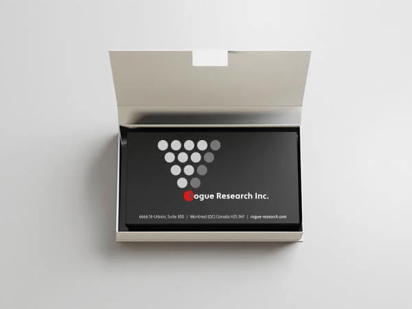 Neuronavigation gets a little makeover Going strong for more than 15 years, Rogue Research felt it was time to refresh their visual brand. The original company logo we'd designed was established and still working for them; we tweaked it by adding quiet dimension to the existing colour palette and introducing a new company font. And then we jumpstarted the evolution .