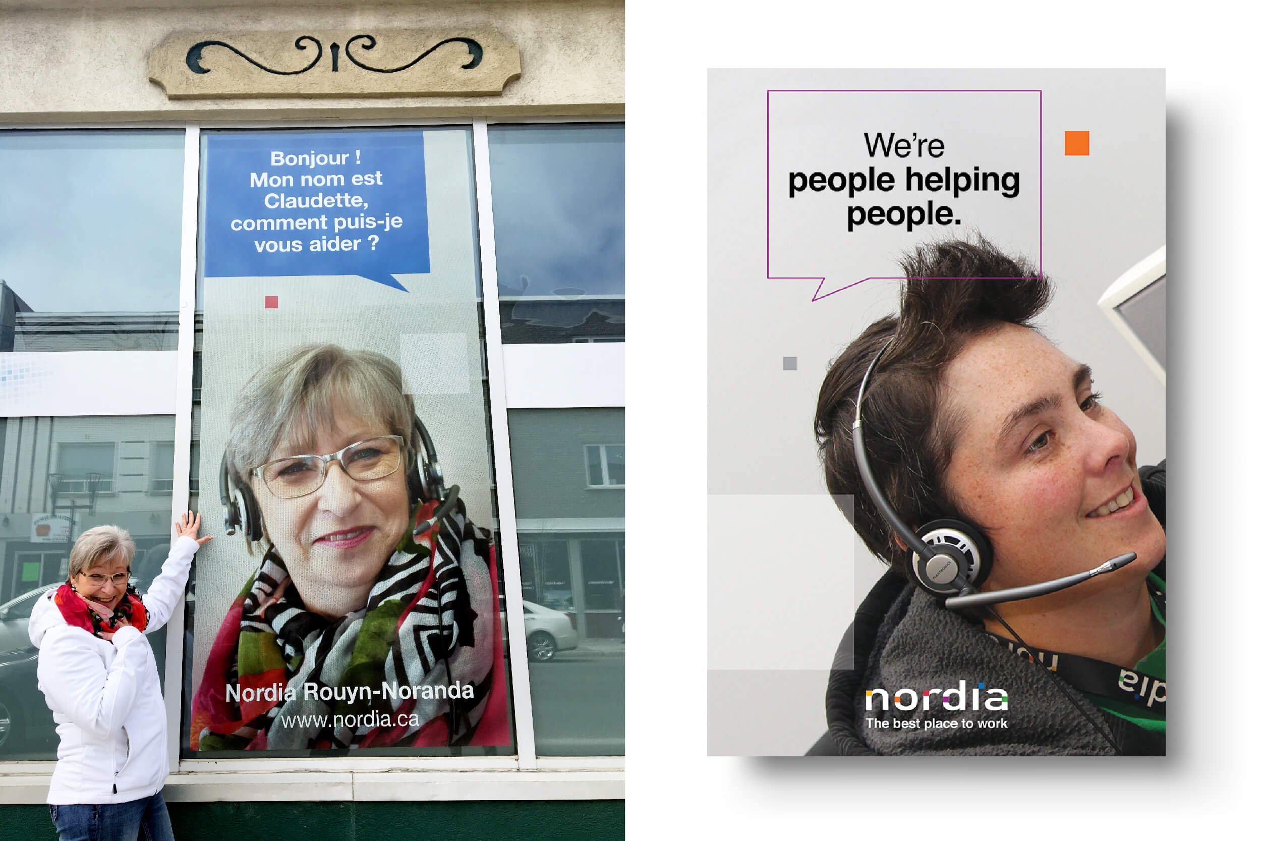 External and internal messaging, Nordia