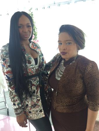 MArlo Hampton and Celebrity Wardrobe Stylist Pilar Scratch