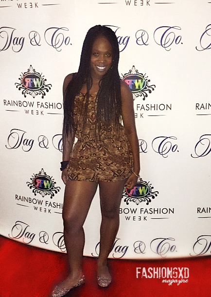 Famed Publicist IFueko Igbinovia attends Vh1 Mob Wife Filming at Rainbow Fashion week