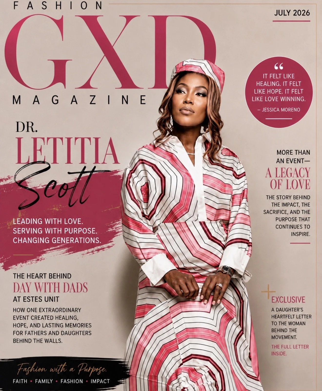 Fashion Gxd Magazine - Dr. Letitia Scott’s “Day with Dads” Event Brings Healing, Hope, and Family Connection to Sanders Estes Unit (TDCJ)