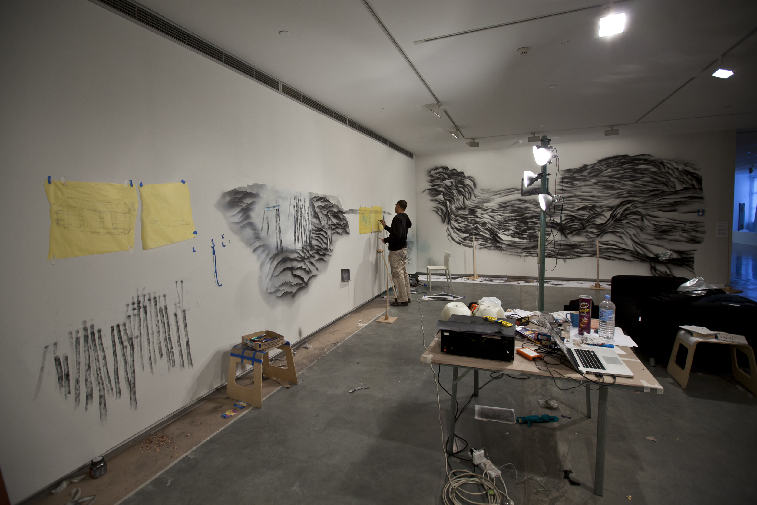 Edgar Arceneaux at work on_Drawings of Removal4.jpg