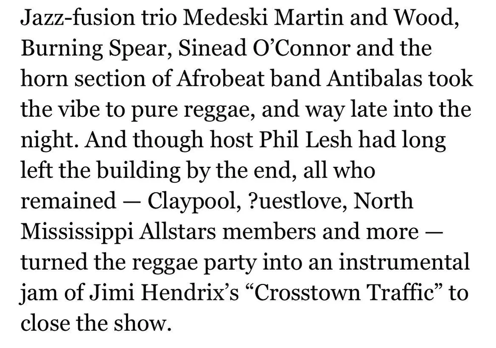 Grateful for Sinead O&rsquo;Connor and the wild and wonderful music moments we shared in 2005. She was a true warrior. Story to come&hellip;