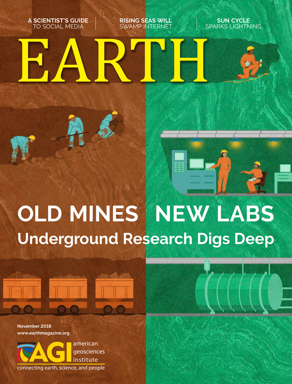  November 2018  EARTH Magazine, layout by Nicole Schmidgall  www.nicoleschmidgall.com  