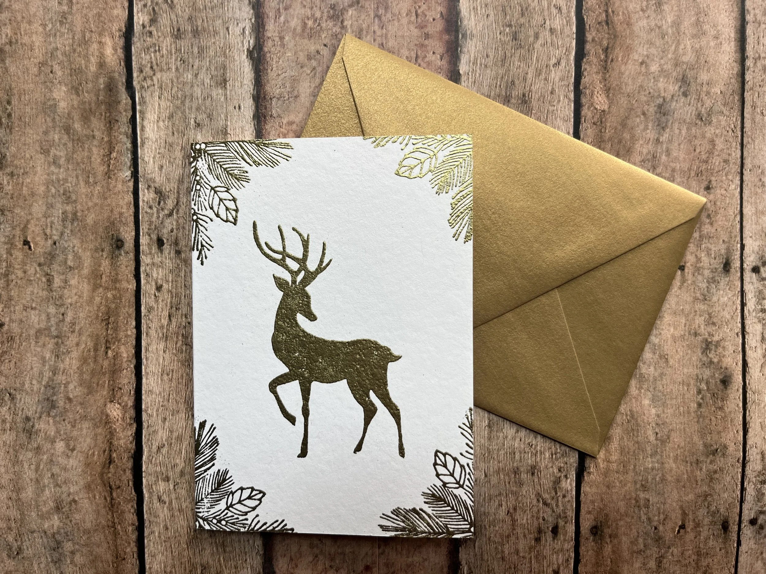 graceful reindeer card - gold on white - 3.jpg