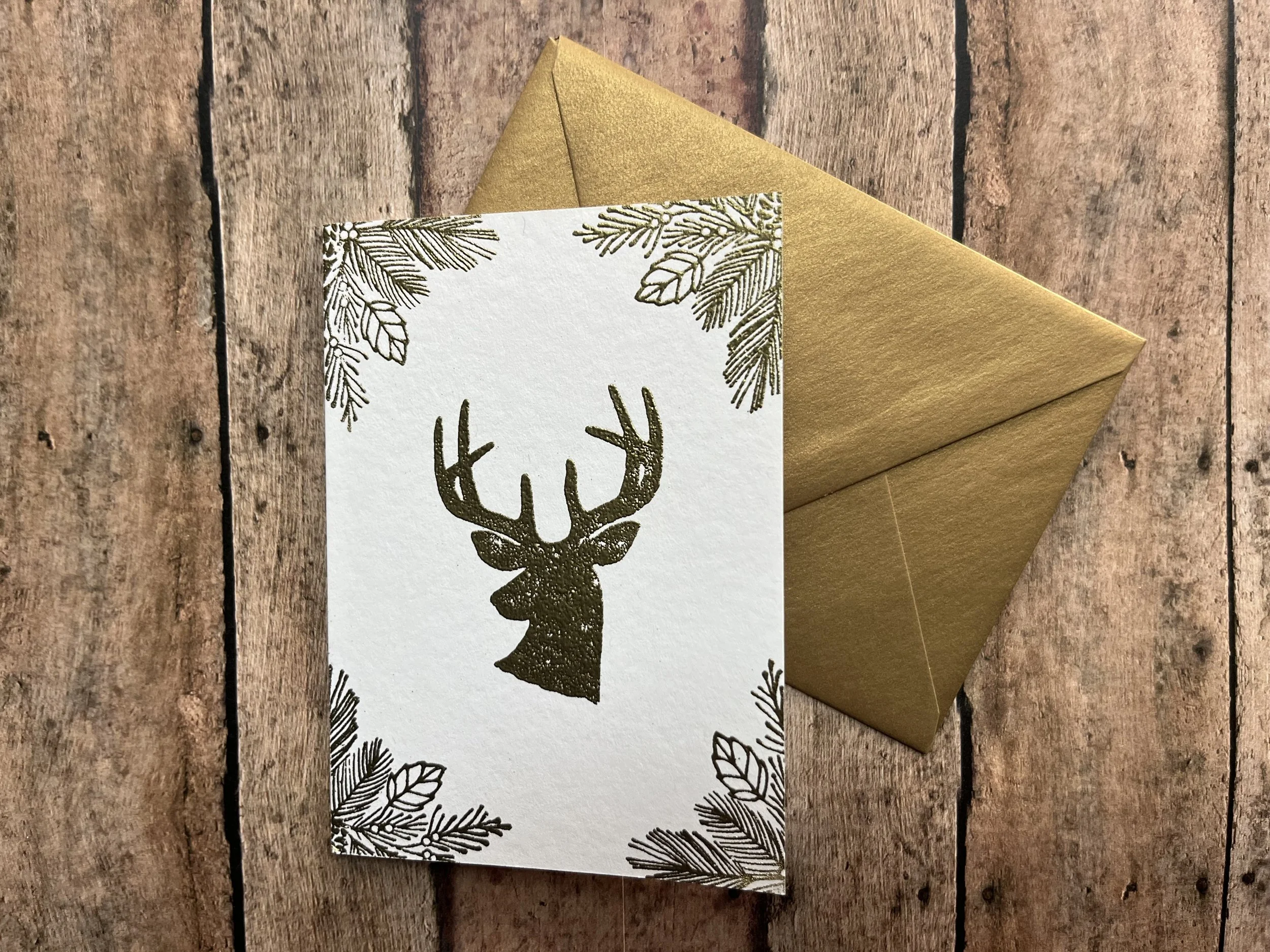 noble reindeer card - gold on white - 2.jpg