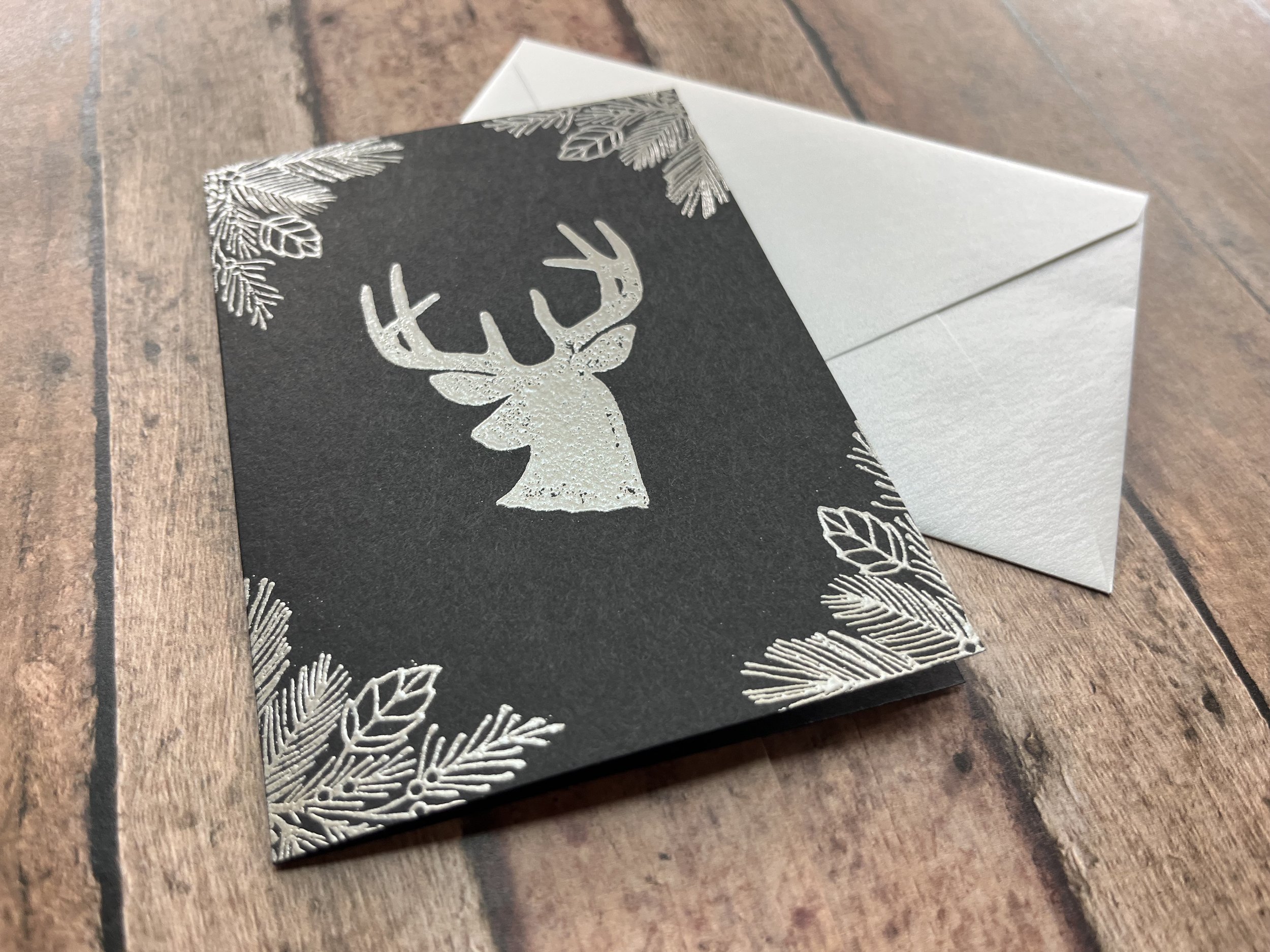 noble reindeer card - shimmer platinum on black - 3.jpg