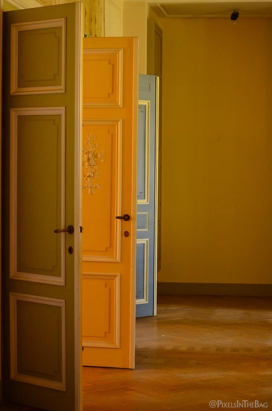 Inside the Enghien Chateau.