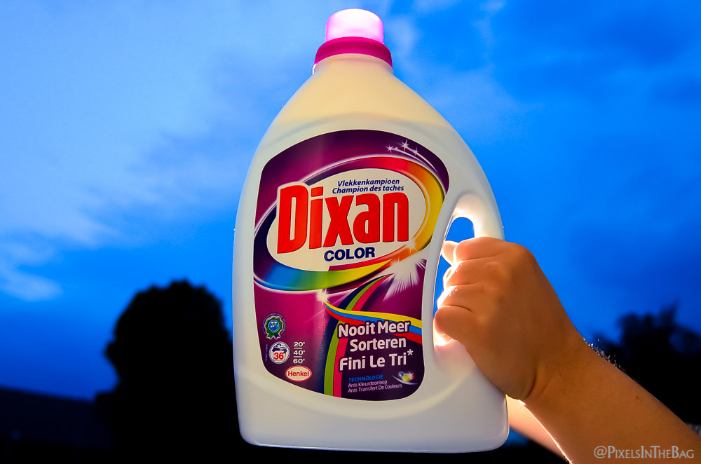 La nouvelle bouteille de Dixan Color.