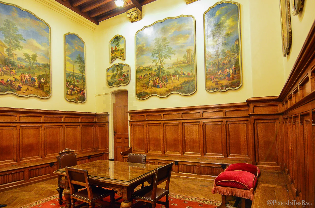 Interieur de l'Hotel de Ville de Bruxelles à la Nocture des Musées.