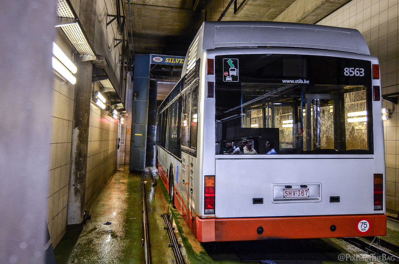 Lavage de bus.