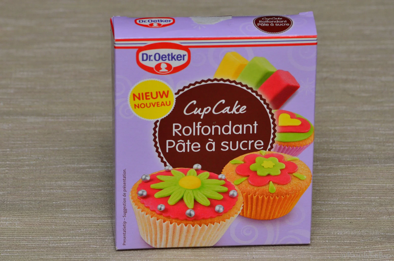La pâte à sucre Dr. Oetker que nous avons utilisée.