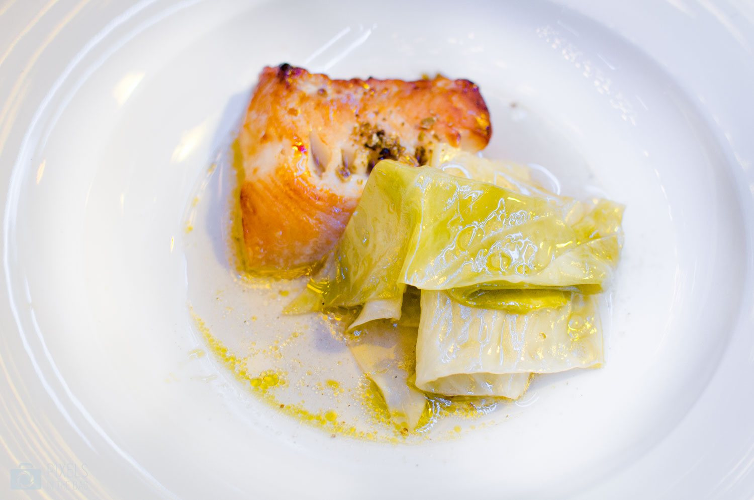 Black cod Saiko-Miso et choux cabus