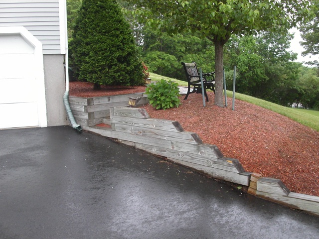 Wall Building In Ma Natural Path Landscaping - Retaining Wall Steep Driveway