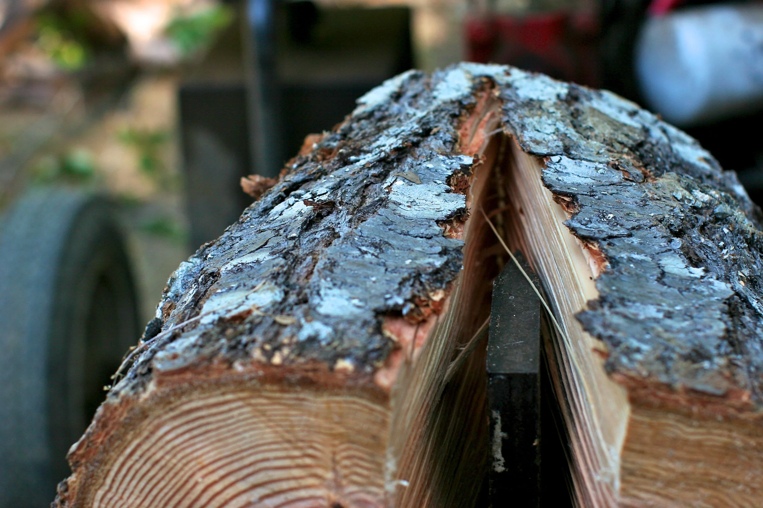 Splitting Wood