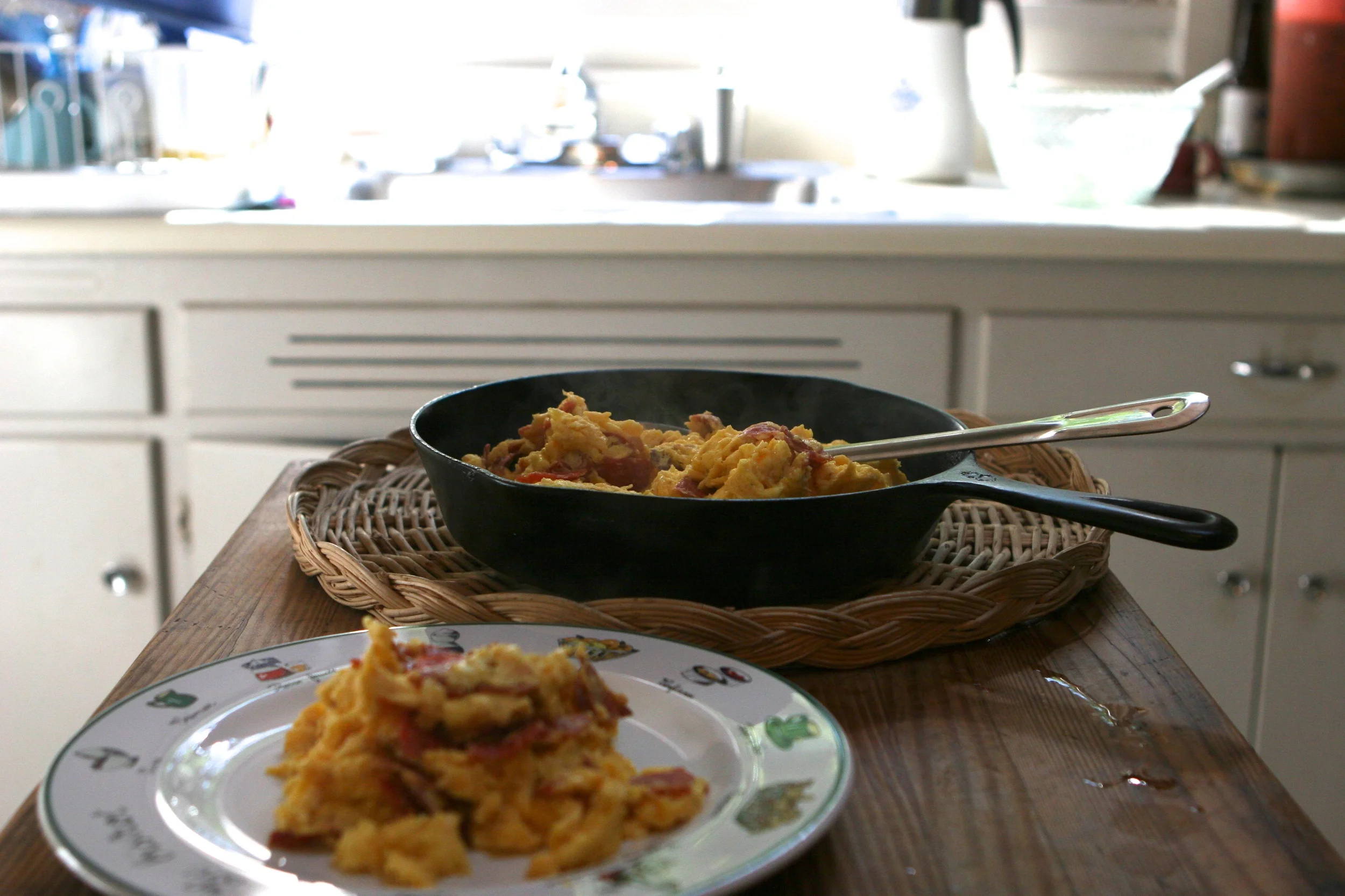 Breakfast in our Cabin