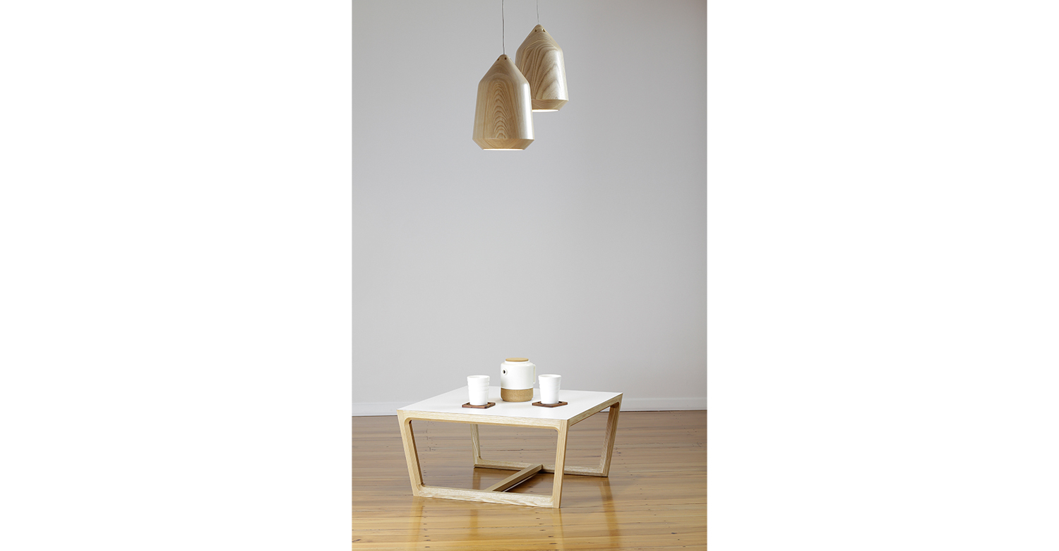 Chamfer Coffee Table and Acorn Pendant 05 - Designer Designtree.jpg