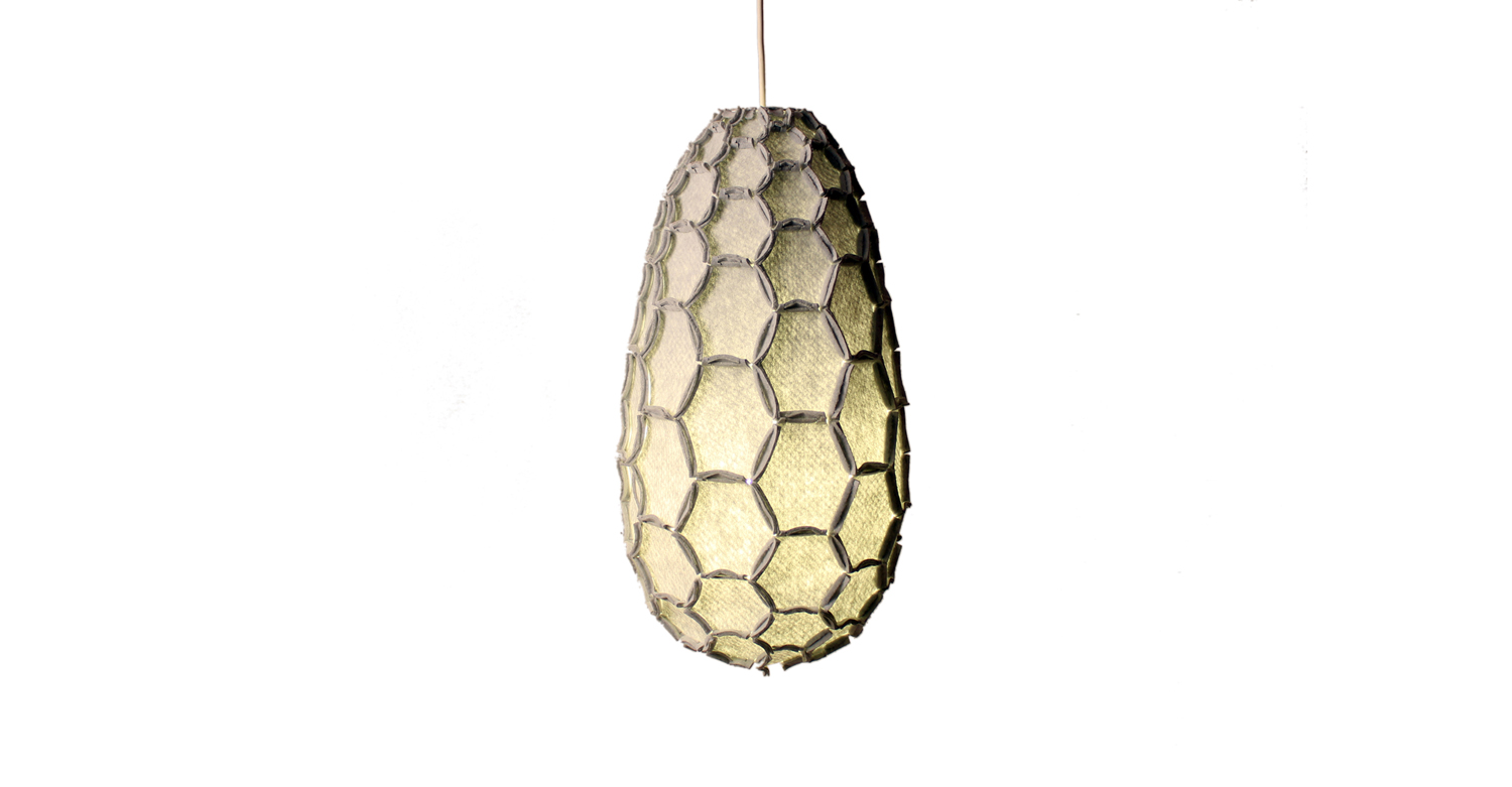 Nectar lampshade Full light grey - Designer Rebecca Asquith.jpg