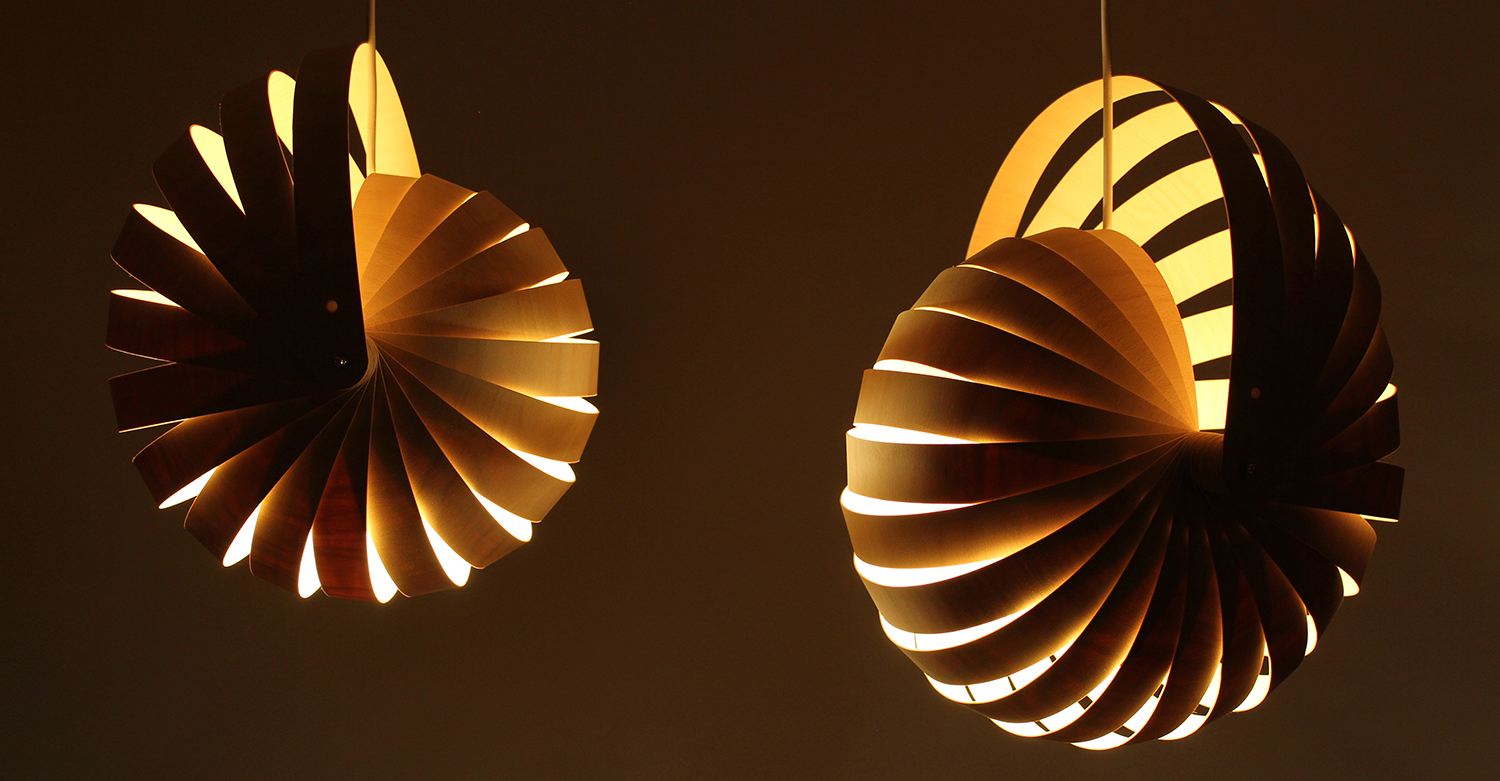 Nautilus lampshade small & med natural 02 - Designer Rebecca Asquith.jpg