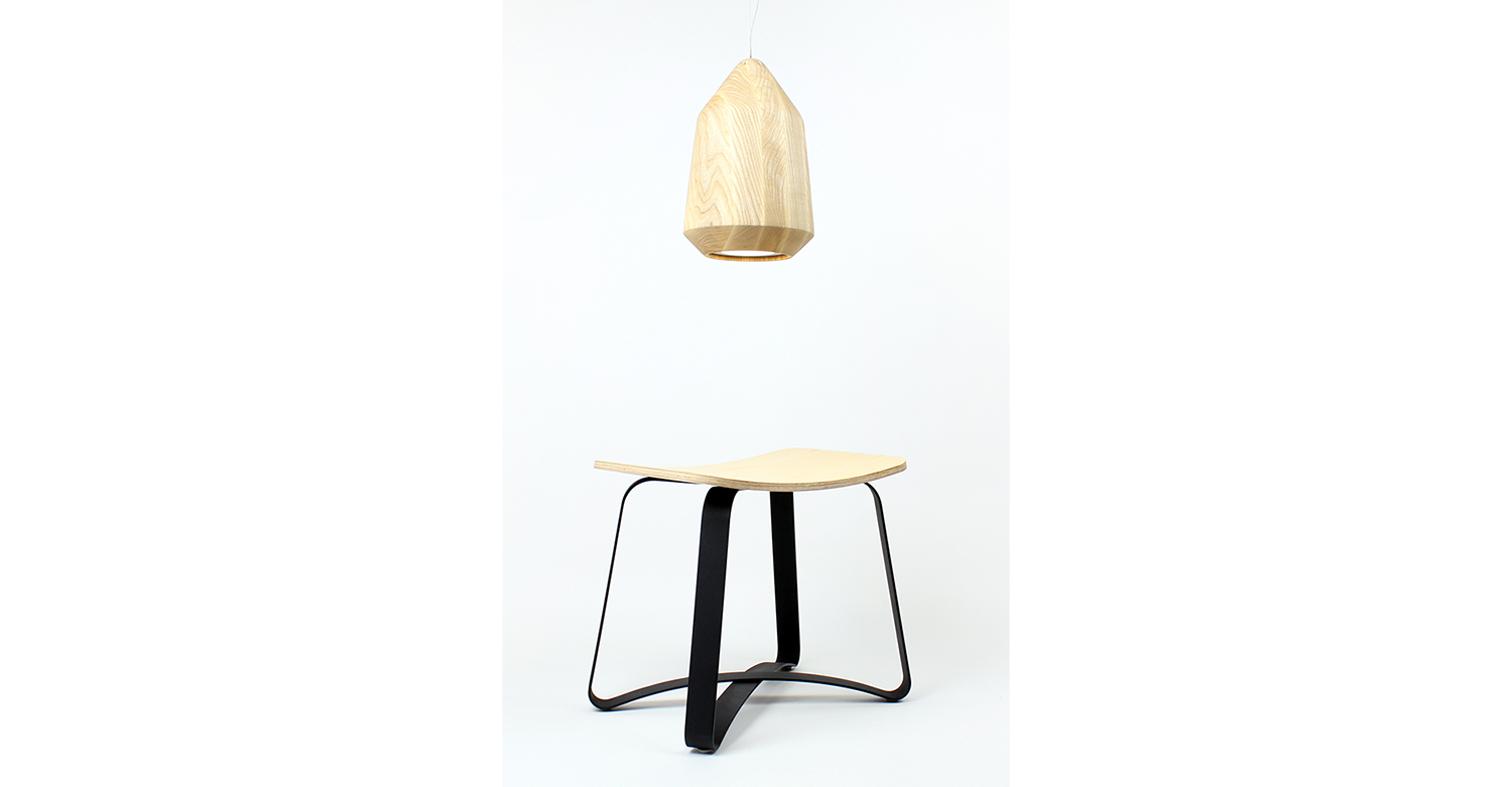 Acorn pendant and Zax stool - Designer Tim Wigmore for Backhouse.jpg