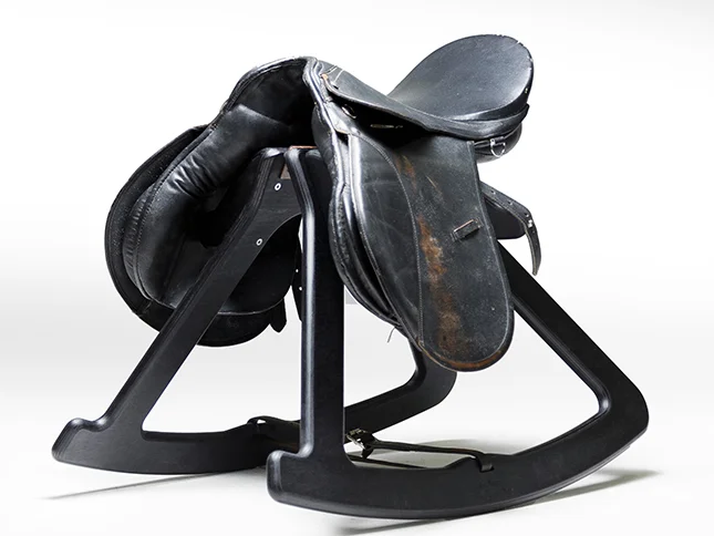 Giddyup rocking stool black stain 2- Designer Tim Wigmore for Designtree.jpg