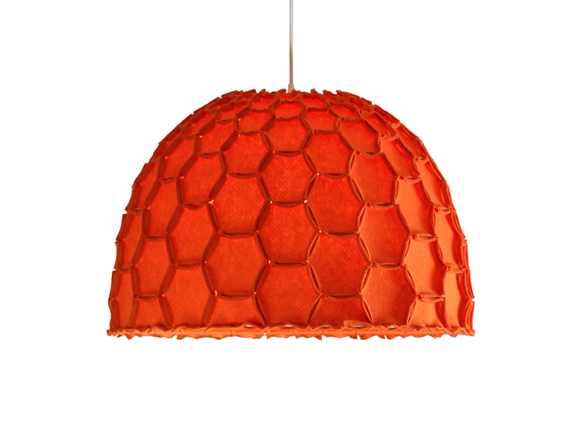 Nectar large half lampshade orange whiteBG - Designer Designtree.jpg