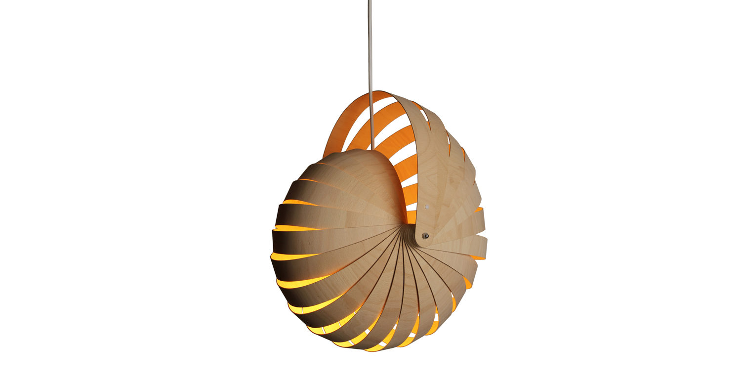 Nautilus lampshade med natural white background - Designer Designtree.jpg