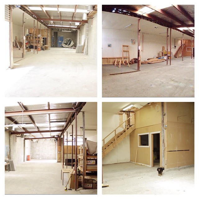 Designtree studio space in progress