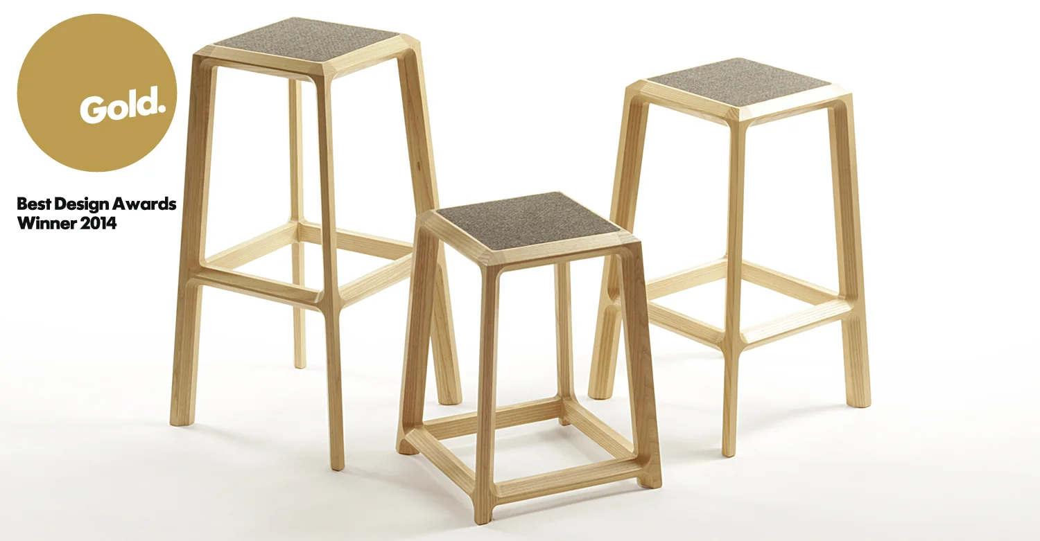 Chamfer stools Best Award winner 2014 - Designer Designtree.jpg