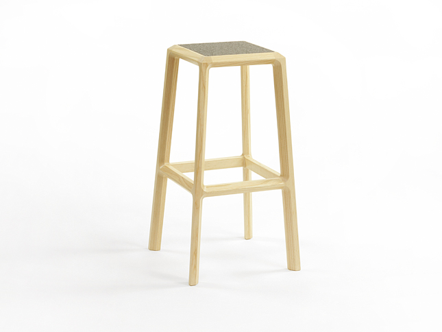 Chamfer stool tall 01 - Designer Designtree.jpg