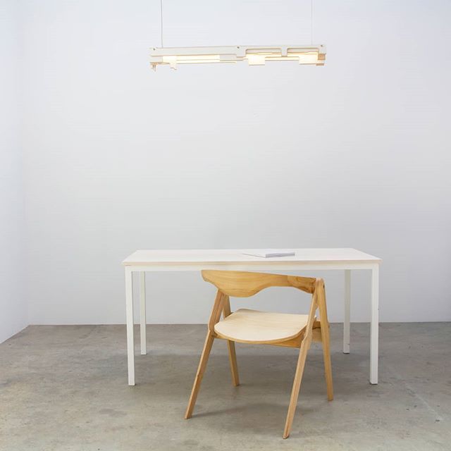The Stack Light, made for @rekindle_nz from kitchen plywood CNC waste.