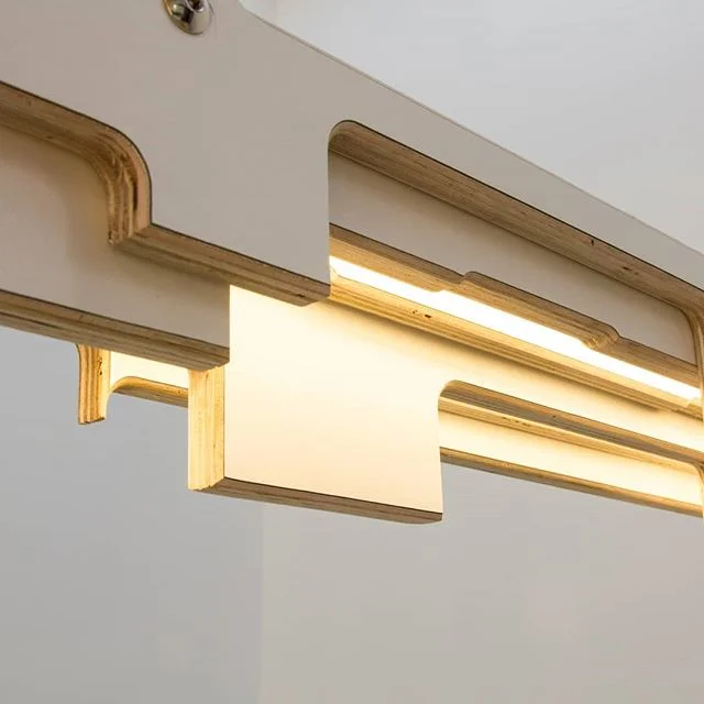 Stack Light detail.  Made from CNC waste for @rekindle_nz Rise Again project.