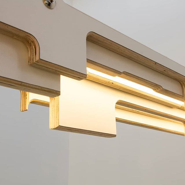 Stack Light detail.  Made from CNC waste for @rekindle_nz Rise Again project.