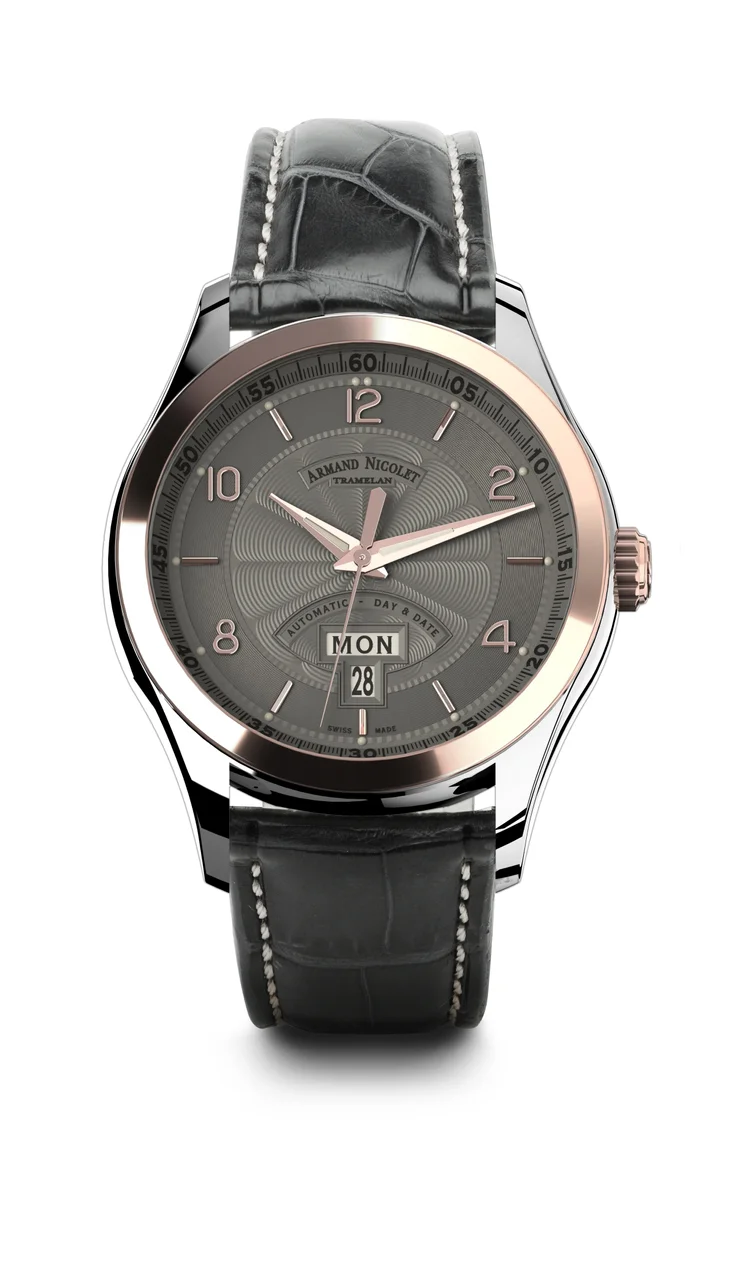 Armand Nicolet | M02 Day Date | 8740A-GS-P974GR2 | Chronolux