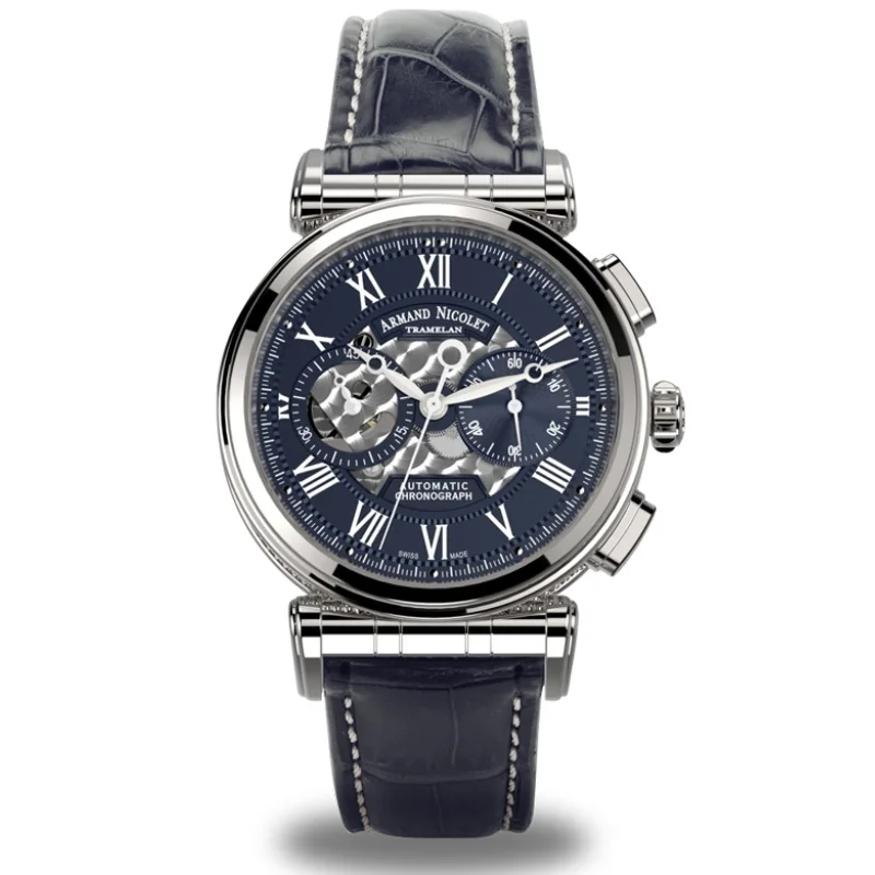 Armand Nicolet Arc Royal Chronograph A424AAA-BU-P974BU2